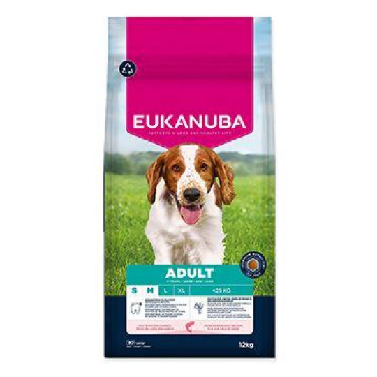 Eukanuba Dog Adult Small&Medium rich in Sal&Barley12kg