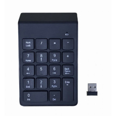 Gembird KPD-W-02 numerická klávesnice Notebook/PC Bluetooth Černá