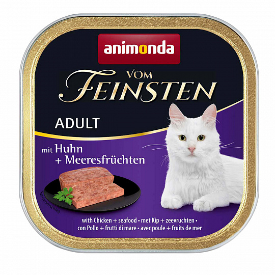 ANIMONDA paštéta ADULT - kuracie, morské plody pre mačky 100g