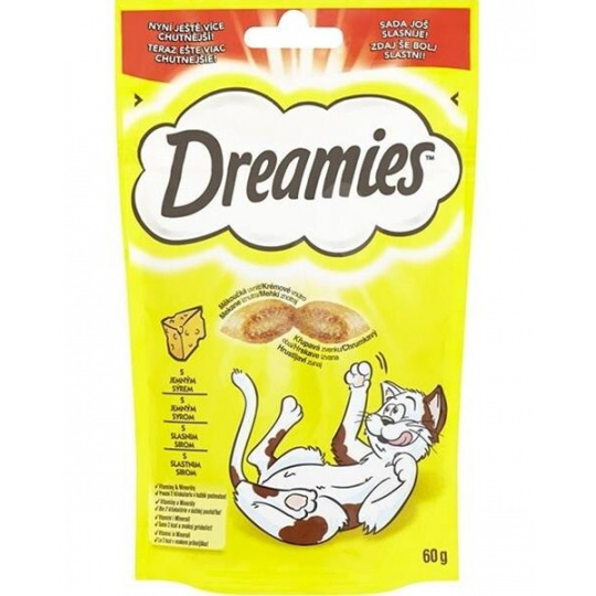 Maškrta Mars DREAMIES cat syrové 6 x 60 g Maškrta Mars DREAMIES cat syrové 6 x 60 g