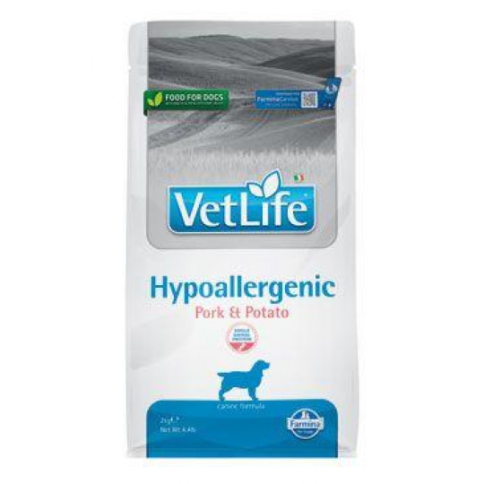 Vet Life Natural DOG Hypo Pork & Potato 2kg Vet Life Natural DOG Hypo Pork & Potato 2kg
