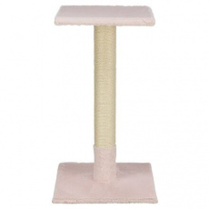 Škrabací stĺpik BEANA, 69 cm, králičí plyš, svetloružová - LIMITOVANÁ PONUKA