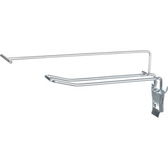 Háčik, euroslot, na cenovku, 30 cm, strieborný Háčik, euroslot, na cenovku, 30 cm, strieborný