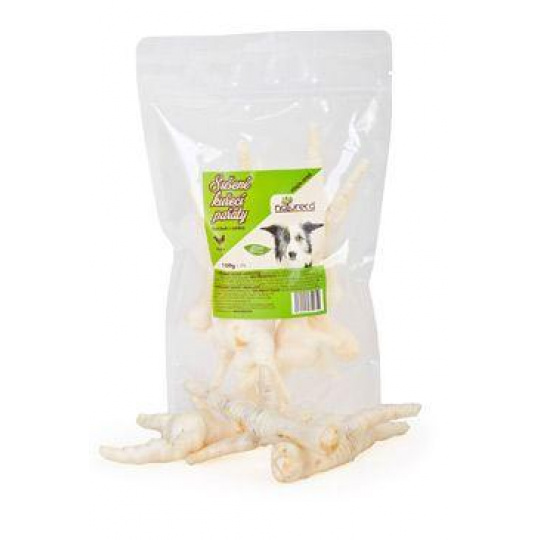 NATURECA pochúťka Kuracie pazúry sušené kalciové 100g