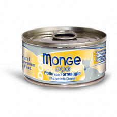 MONGE DOG NATURAL kuracie mäso so syrom pre psy 95 g MONGE DOG NATURAL kuracie mäso so syrom pre psy 95 g