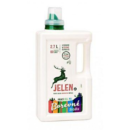 Prací gél Jelen Color 2,7l, 60dávok Prací gél Jelen Color 2,7l, 60dávok