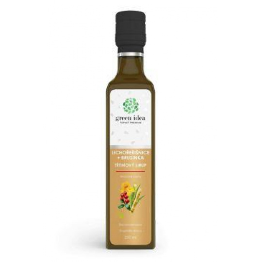 Sirup Trstinový Kapucínka+brusnica TOPVET 250ml