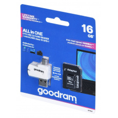 Goodram M1A4-0160R12 flash paměť 16 GB MicroSDHC Class 10 UHS-I