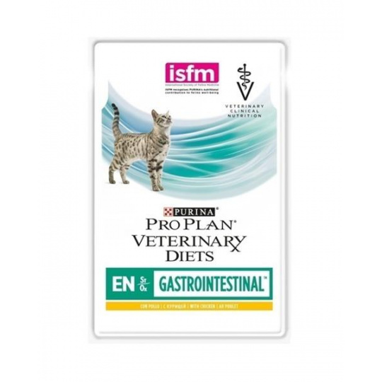 Purina VD Feline - EN St/Ox Gastroint. Chicken kapsička 10x85 g