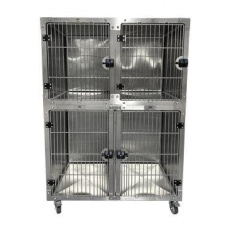 Klietka modulárna nerezová (509, 2xM + 1xL)