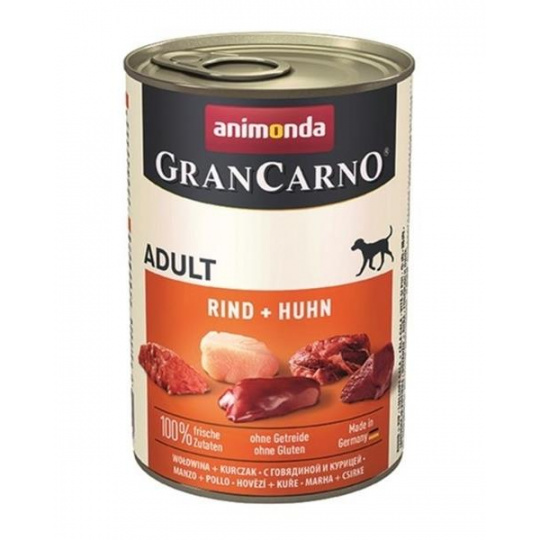 Animonda GRANCARNO® dog adult hovädzie a kura bal. 6 x 800g konzerva Animonda GRANCARNO® dog adult hovädzie a kura bal. 6 x 800g konzerva