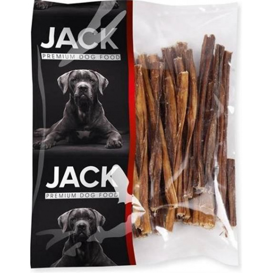 Pamlsok Jack sušené hovädzie črevá 80 g Pamlsok Jack sušené hovädzie črevá 80 g