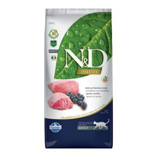 N&D PRIME CAT Adult Lamb & Blueberry 5kg N&D PRIME CAT Adult Lamb & Blueberry 5kg
