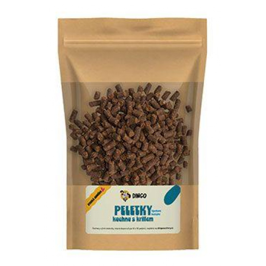 DINGO peletky kačica s krillom bezlepkové 150g DINGO peletky kačica s krillom bezlepkové 150g