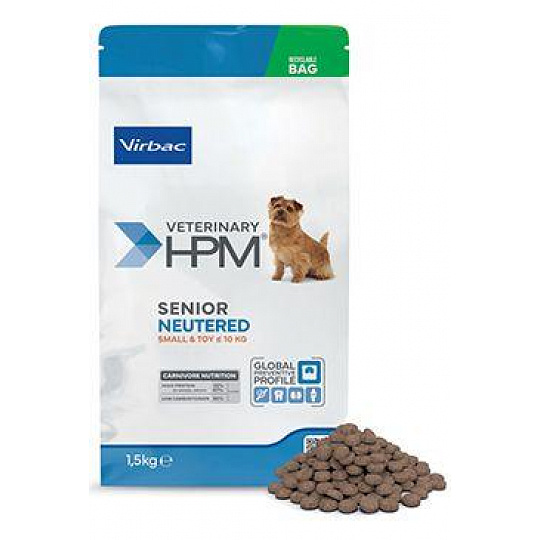 VET HPM Senior Dog Neutered Small&Toy 1,5kg