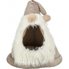 Vianočná jaskyňa GNOME, tvar škriatka, o 45 × 47 cm, béžová