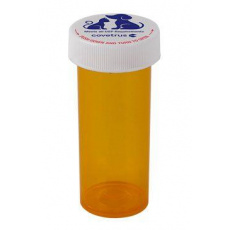 Lékovka šroubovací, plastová, žlutá 30ml 10ks CVET