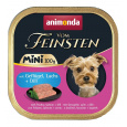 ANIMONDA Vom Feinsten Adult Mini Poultry, salmon and dill - mokré krmivo pro psy - 100g