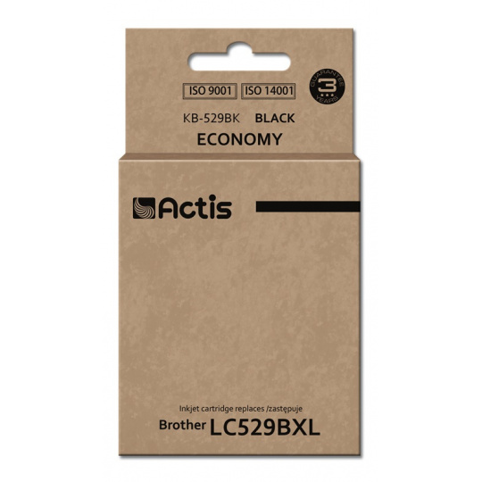 Actis KB-529Bk (náhradní inkoust Brother LC529BK; standardní; 58 ml; černý)