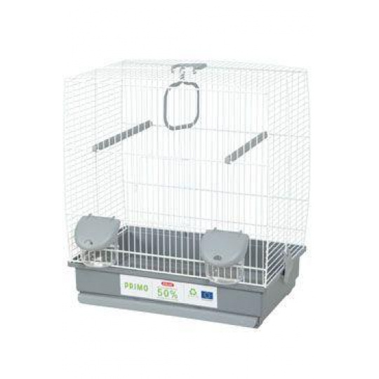 Klietka pre vtáky PRIMO Carla 40cm biela/sivá Zolux