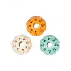 Hračka DUVO+ Lopta gumová, s príchuťou, mix farieb 5 cm