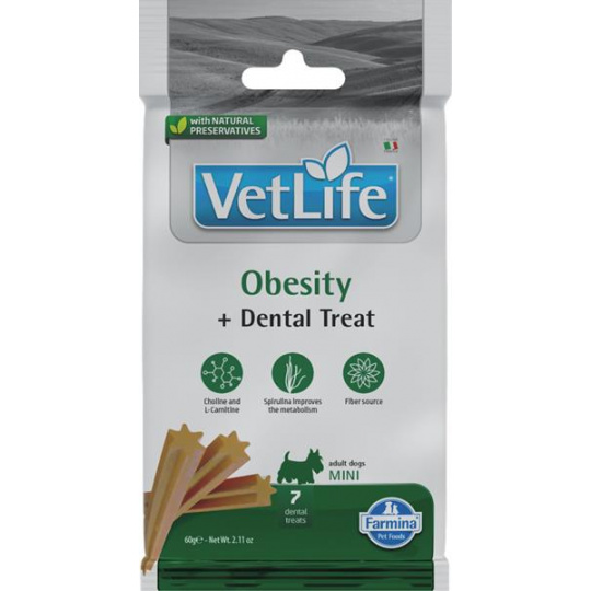 Pamlsok Farmina Vet Life Dog Obesity Adult Mini 60g