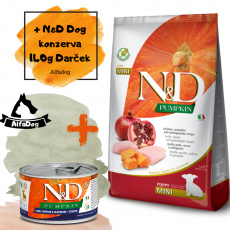 N&D Pumpkin DOG Puppy Mini Chicken & Pomegranate 7kg