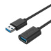 UNITEK Y-C457GBK USB kabel 1 m USB 3.2 Gen 1 (3.1 Gen 1) USB A Černá