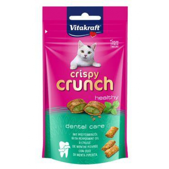 Vitakraft Cat poch. Crispy Crunch dental 60g
