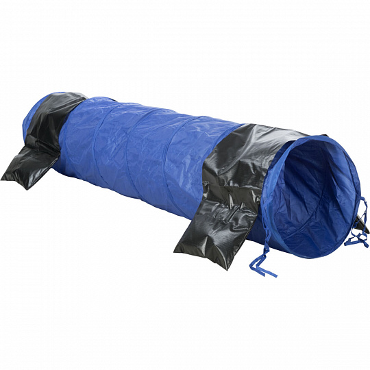 Agility tunel - malý pes, šteniatko, 40cm/2m - modrý