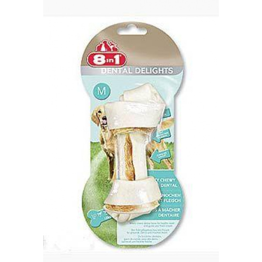 Pochúťka 8in1 Dental Delights Bone M/1ks Pochúťka 8in1 Dental Delights Bone M/1ks