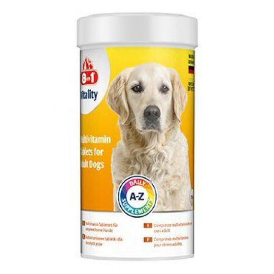 Vitality Multivitamín 8v1 pre dospelé psy 70tbl