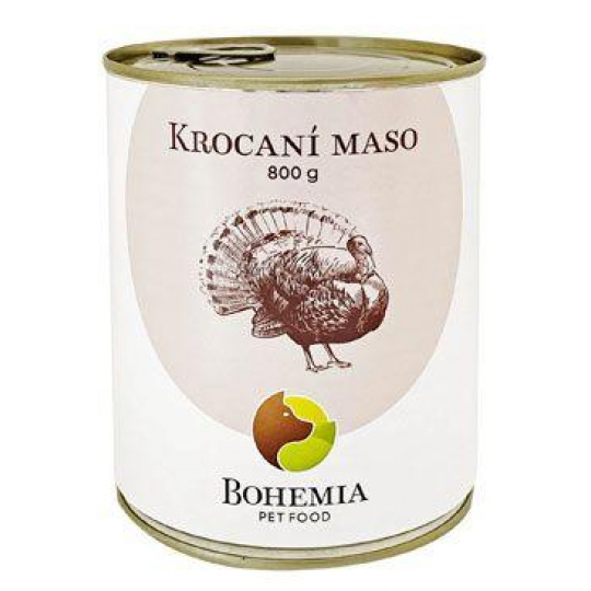 Bohemia Morčacie mäso vo vlastnej šťave 800g Bohemia Morčacie mäso vo vlastnej šťave 800g