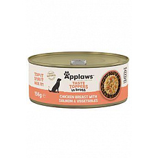 Applaws Dog konz. Toppers Broth kura s lososom 156g Applaws Dog konz. Toppers Broth kura s lososom 156g