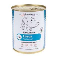 All Animals DOG konz. Losos mletý 800g All Animals DOG konz. Losos mletý 800g