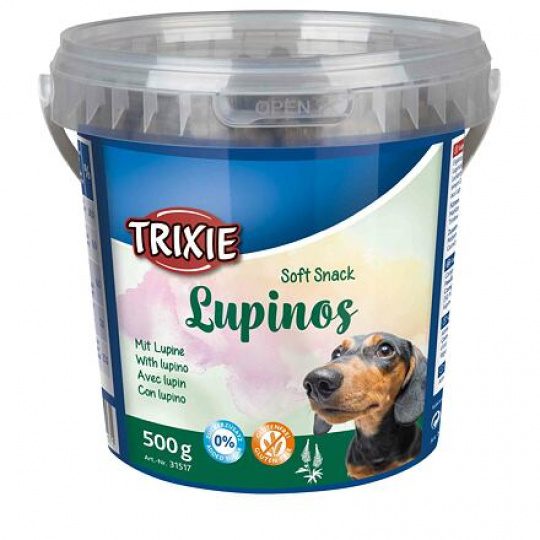 Soft Snack LUPINOS - bezlepkový snack, kyblík 500 g