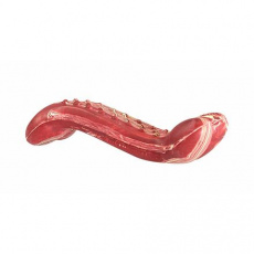Antibakteriální dentální kost s vůní slaniny HipHop přírodní guma 16,5 cm