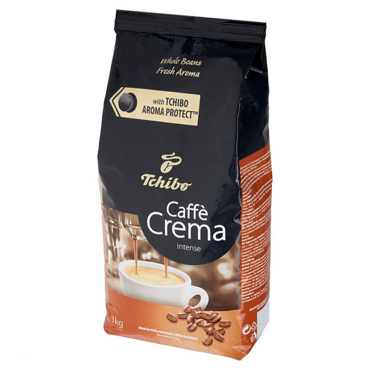 Zrnková káva Tchibo Cafe Crema Intense 1 kg