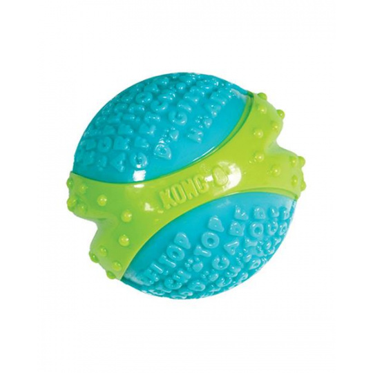 Hračka Kong Dog Corestrength Lopta, zeleno-modrá, guma, L - 7 cm Hračka Kong Dog Corestrength Lopta, zeleno-modrá, guma, L - 7 cm