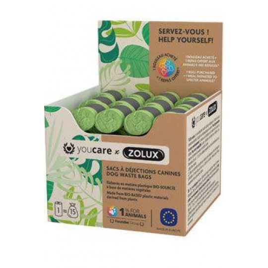 Vrecká na psie exkrementy 48x15ks Zolux Vrecká na psie exkrementy 48x15ks Zolux
