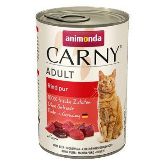 Animonda konz. mačka CARNY Adult hovädzie 400g Animonda konz. mačka CARNY Adult hovädzie 400g
