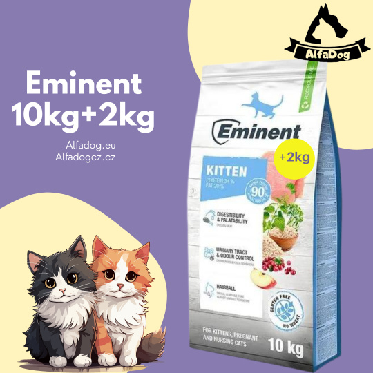 Eminent Cat Kitten 10kg+2kg AlfaDog
