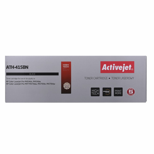 Activejet Toner ATH-415BNX (náhradní toner HP 415X W2030X; Supreme; 7500 stran; černý)