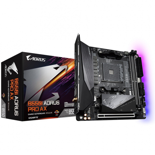 Gigabyte B550I AORUS PRO AX základní deska AMD B550 AM4 socket Mini-ITX