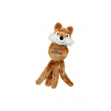 Hračka Kong Dog Wubba Friends (medveď - líška - zajac), pískacia, vinyl, L