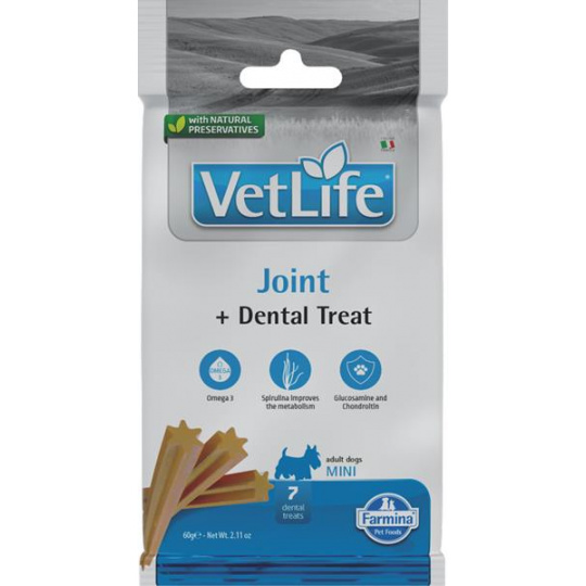 Pamlsok Farmina Vet Life Dog Joint Adult Mini 60g Pamlsok Farmina Vet Life Dog Joint Adult Mini 60g