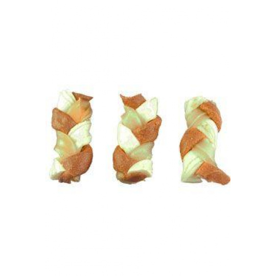 Magnum Rawhide Small braid 2,5" 6,5cm/40ks HNEDÁ Magnum Rawhide Small braid 2,5" 6,5cm/40ks HNEDÁ