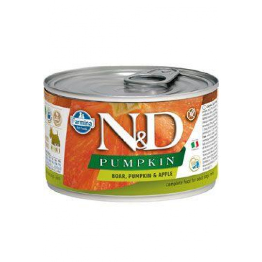 N&D DOG PUMPKIN Adult Boar & Apple Mini 140g N&D DOG PUMPKIN Adult Boar & Apple Mini 140g