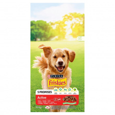 PURINA Friskies Active - suché krmivo pro psy - 10 kg