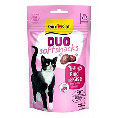 GimCat Duo Soft Snacks hovädzie so syrom 50g GimCat Duo Soft Snacks hovädzie so syrom 50g